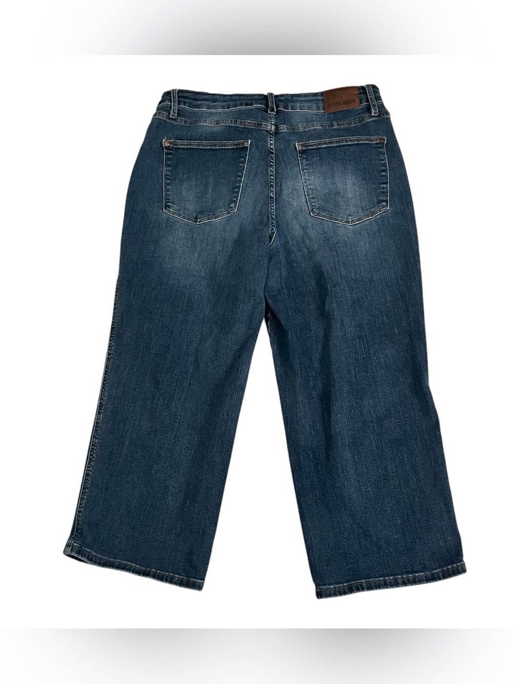 Judy Blue Tummy Control Wide Leg Crop Denim Jeans Size 20W - Picture 5 of 8